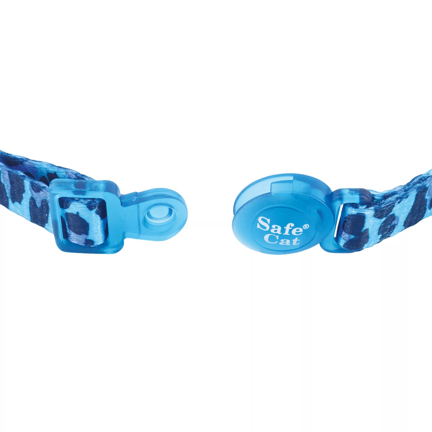 Safe Cat Fashion Adjustable Breakaway Collar, Blue Fish