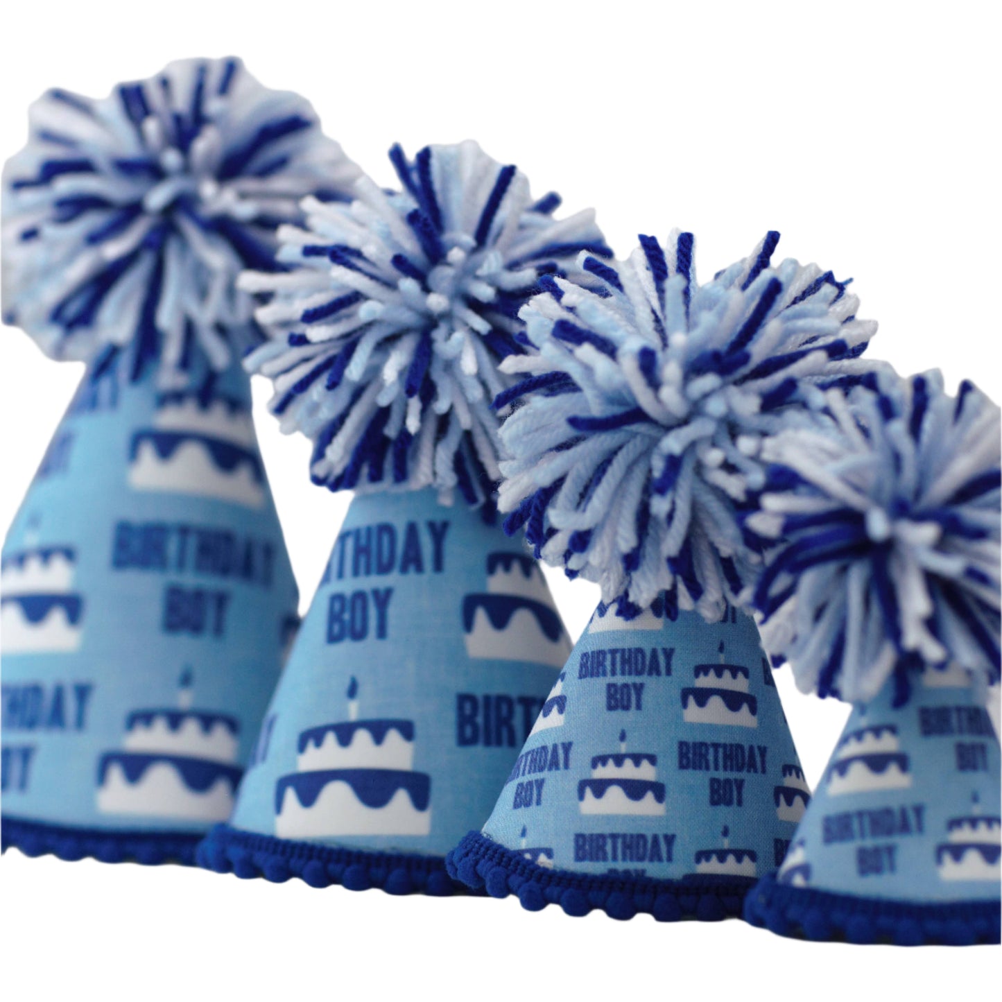 Pup Party Hats Birthday Boy Blue Party Hat: M