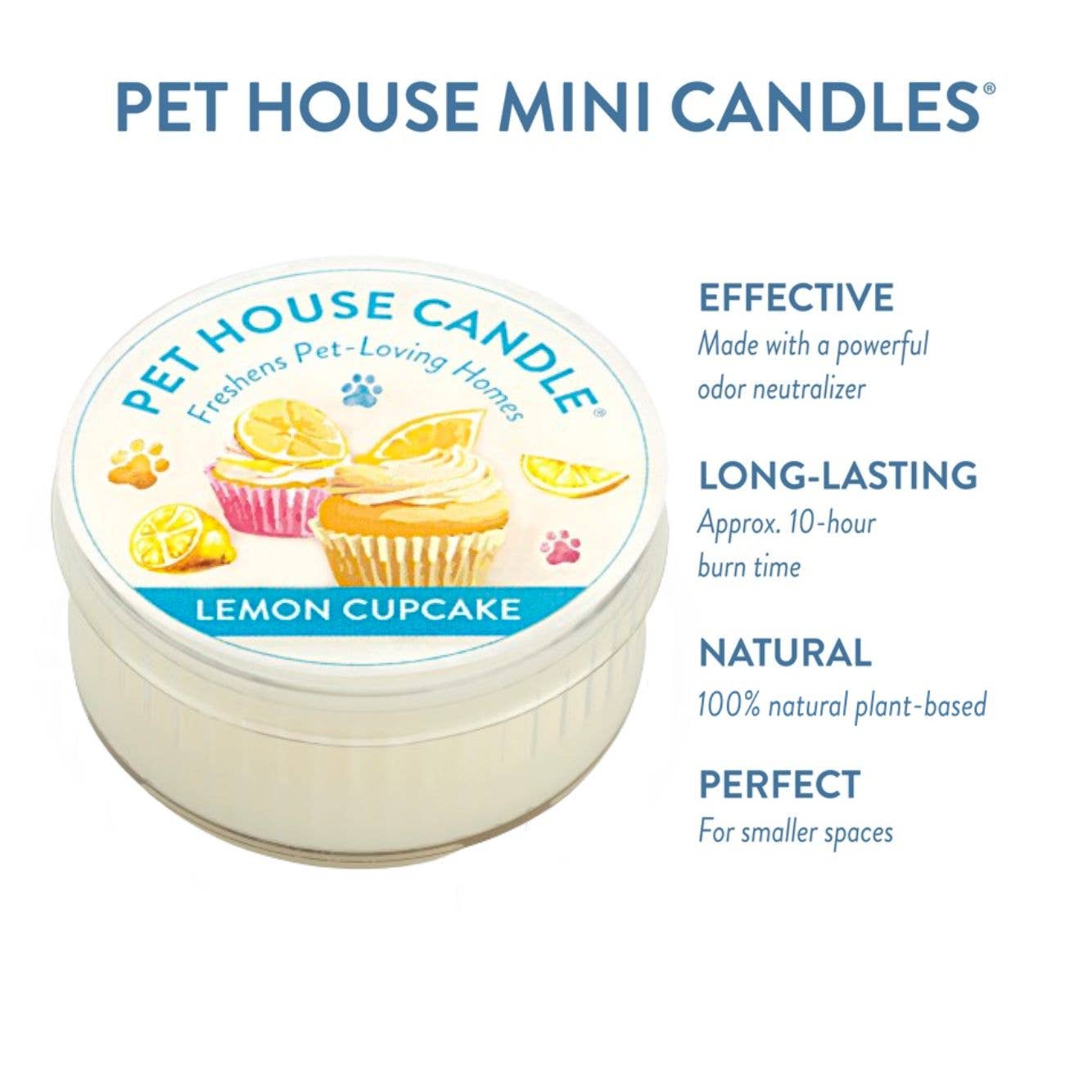 Lemon Cupcake Mini Candle 1.5 oz