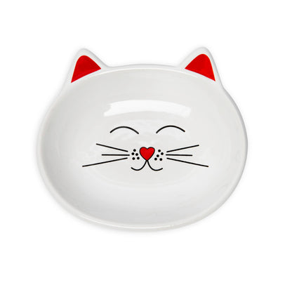 Oscar Cat Dish: Pink