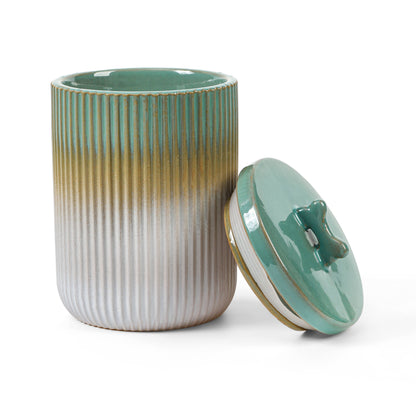 Skandi Treat Canister: Green
