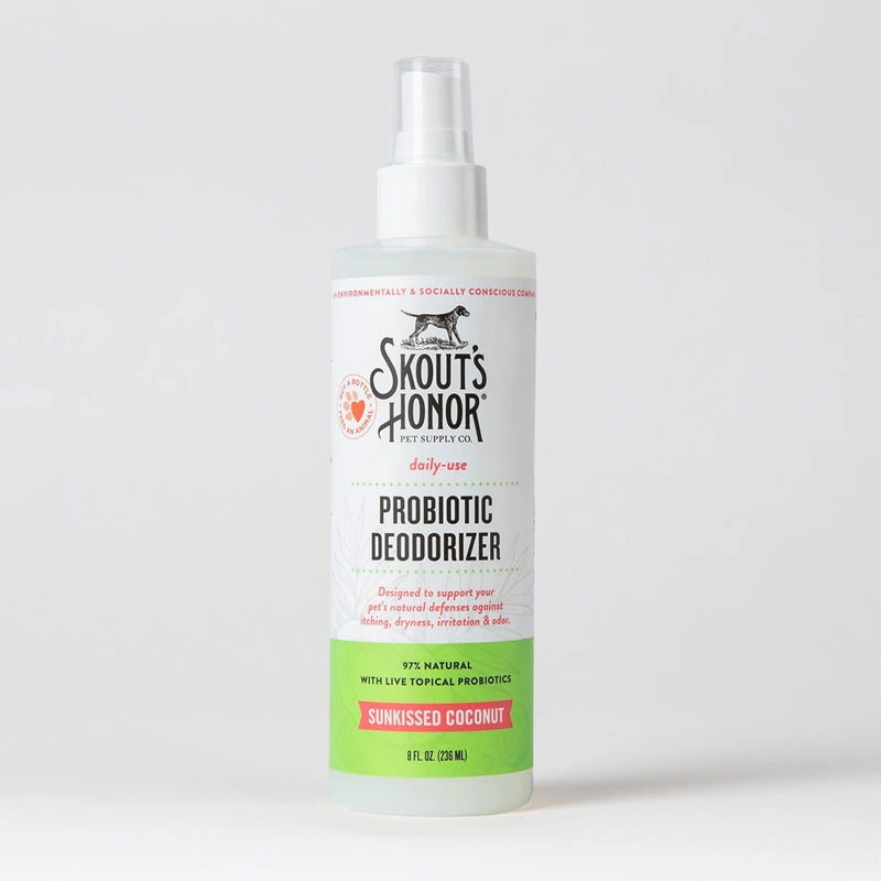 Skout's Honor Sunkissed Coconut Probiotic Deodorizer for Dogs & Cats 8 oz.