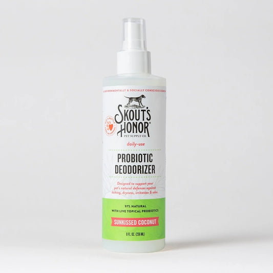 Skout's Honor Sunkissed Coconut Probiotic Deodorizer for Dogs & Cats 8 oz.