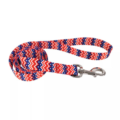 Coastal Styles Dog Leash, Chevrons & Stars