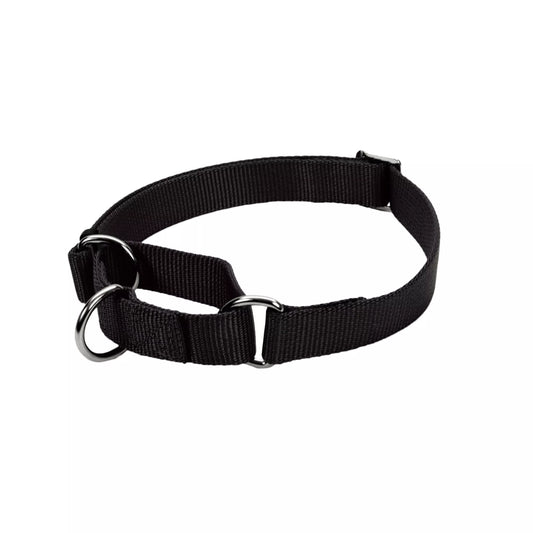 No! Slip Martingale Adjustable Dog Collar, Black