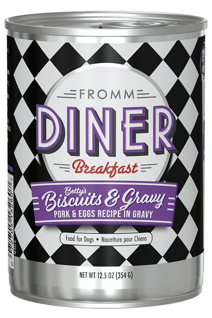 Fromm Diner Breakfast Betty's Biscuits & Gravy Canned Dog Food