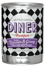 Load image into Gallery viewer, Fromm Diner Breakfast Betty&#39;s Biscuits &amp; Gravy Canned Dog Food
