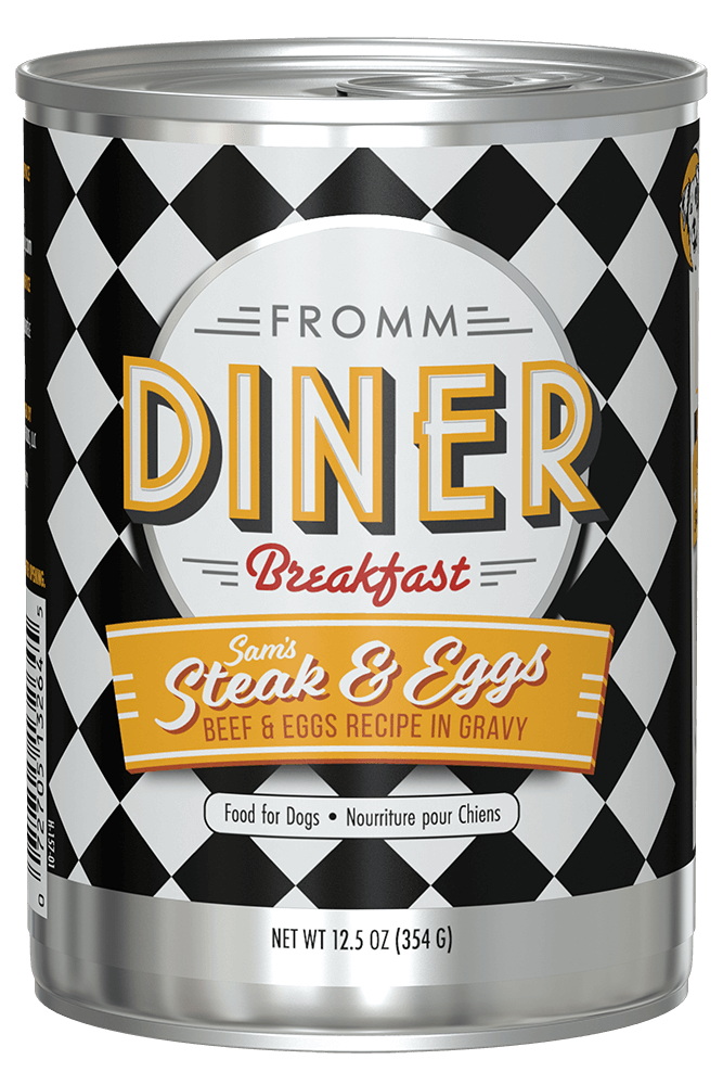 Fromm Diner Breakfast Sam's Steak & Eggs Canned Dog Food