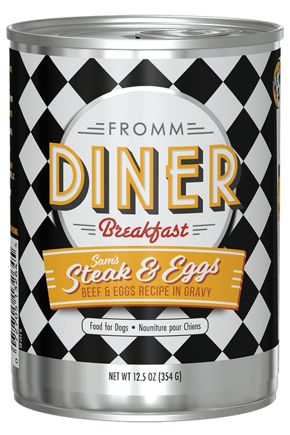 Fromm Diner Breakfast Sam's Steak & Eggs Canned Dog Food