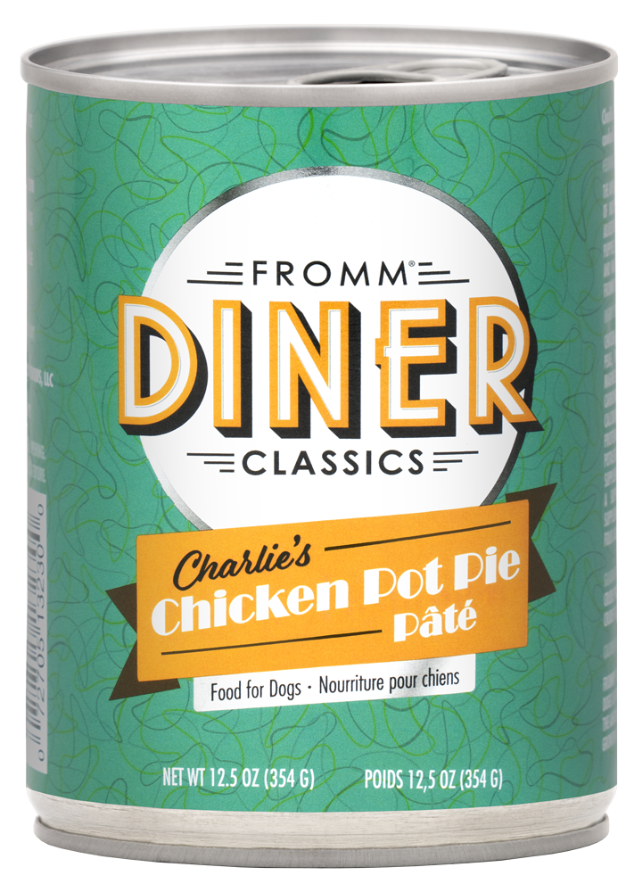 Fromm Diner Classics Charlie's Chicken Pot Pie Pate Canned Dog Food