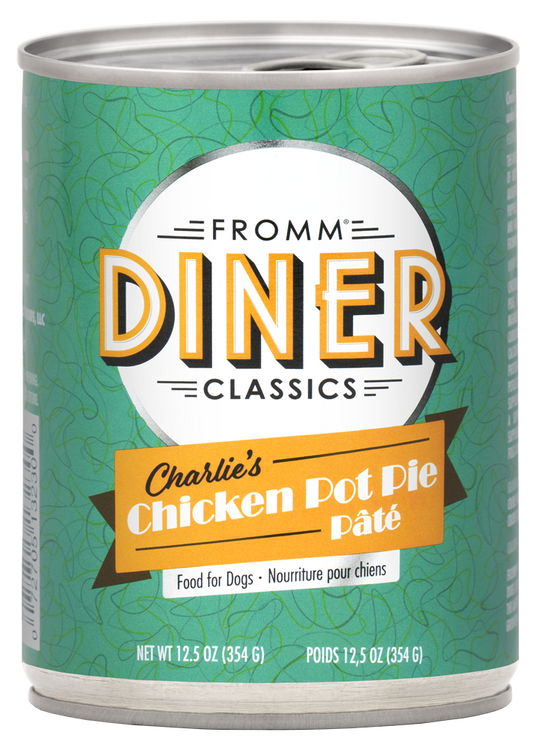 Fromm Diner Classics Charlie's Chicken Pot Pie Pate Canned Dog Food