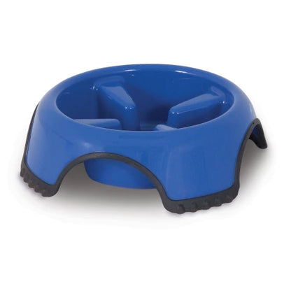 JW Aspen Pet Skid Stop Slow Feeder Dog Bowl