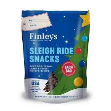 Finley's Sleigh Ride Snacks Soft Dog Treats Lamb & Sweet Potato Recipe