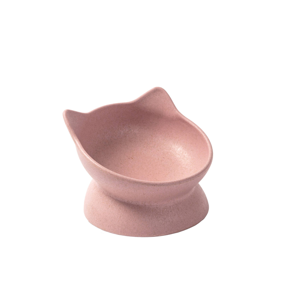 Archie Bamboo Tilt Cat Bowl: Stone Grey