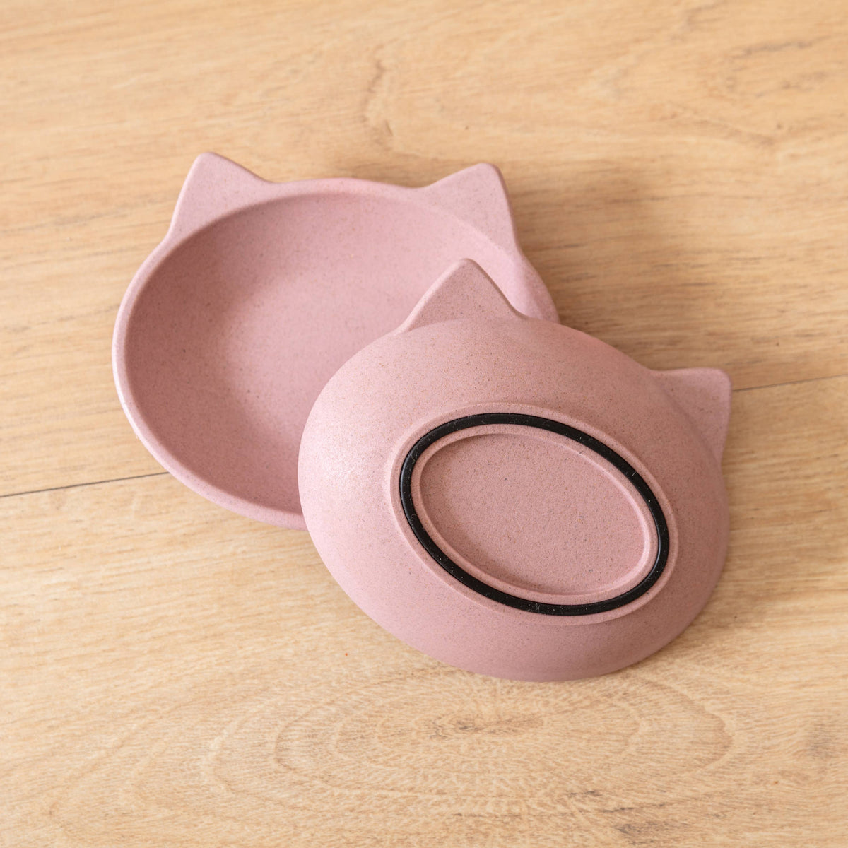 Nico Bamboo Cat Bowl: Blue