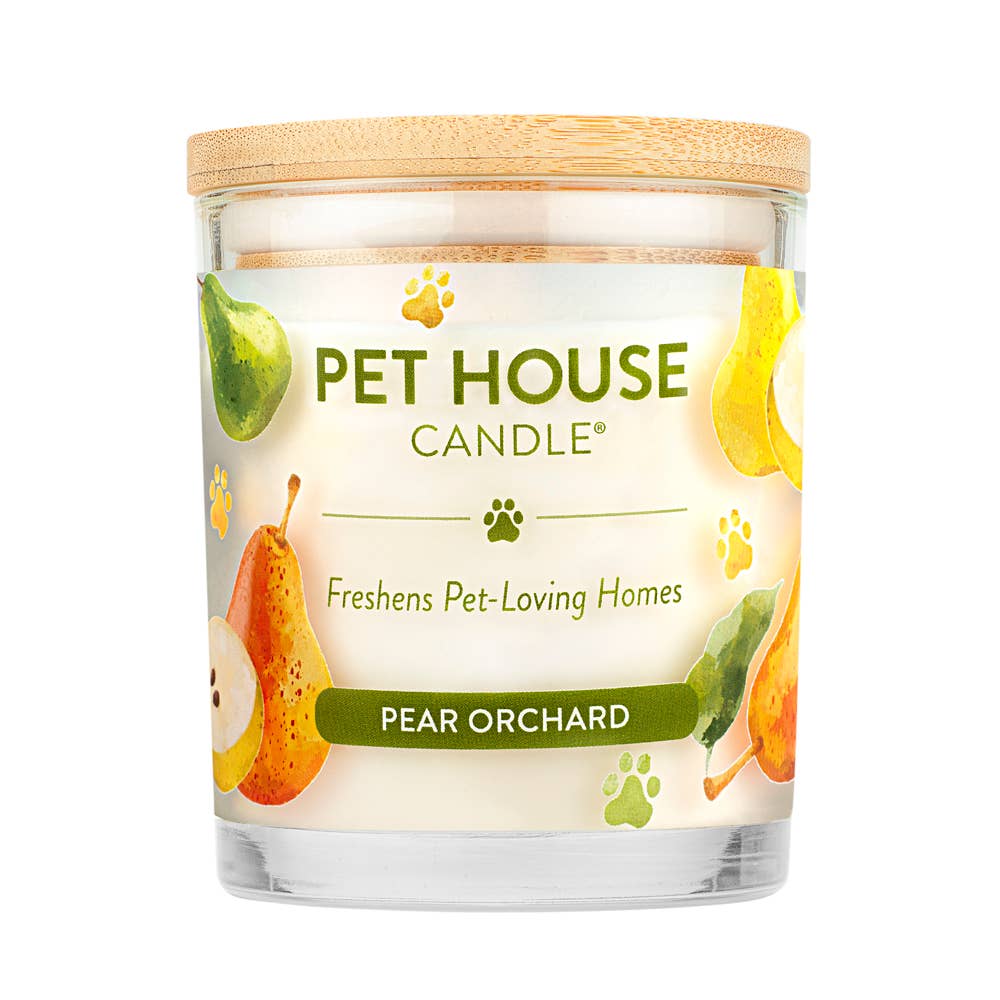 Pet House Pear Orchard Plant-Based Soy Wax Candle 9 oz