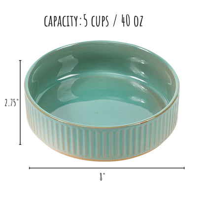Skandi Pet Bowl: Green / Large