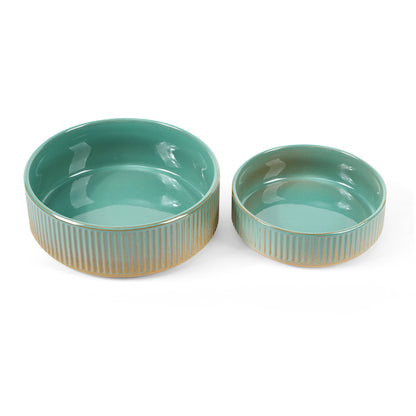 Skandi Pet Bowl: Green / Small