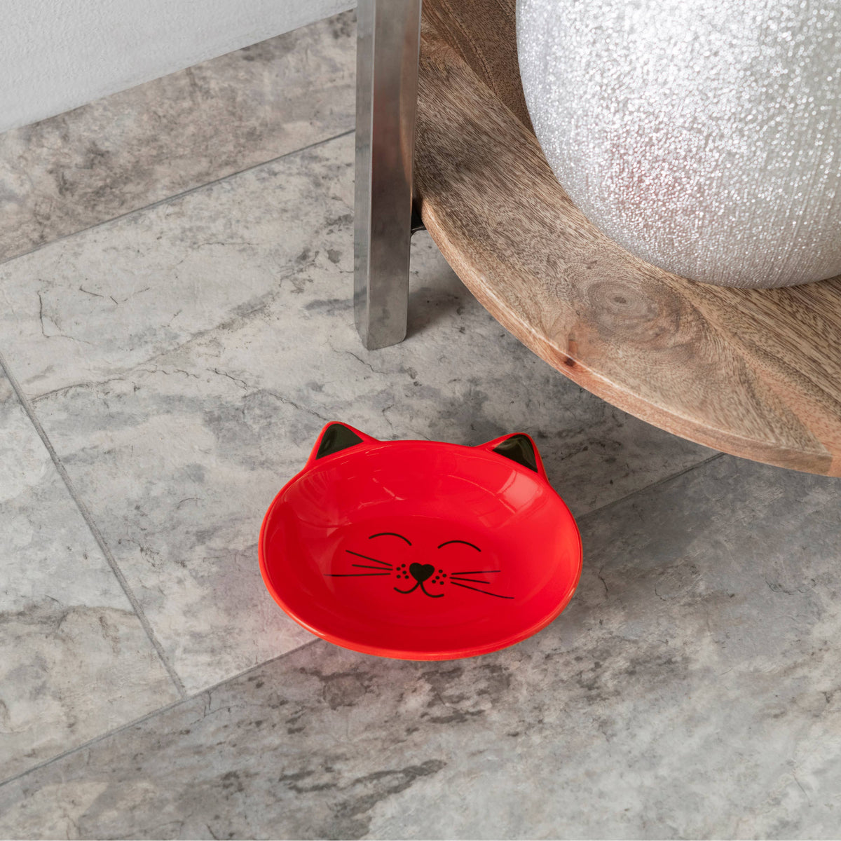 Oscar Cat Dish: White