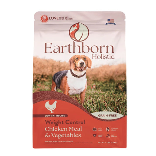 Earthborn Holistic Weight Control Grain-Free Dry Dog Food, 25 LB