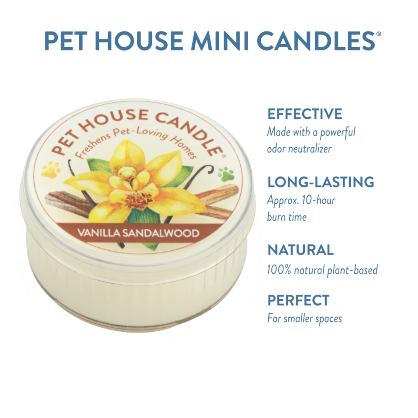 Vanilla Sandalwood Mini Candle 1.5 oz