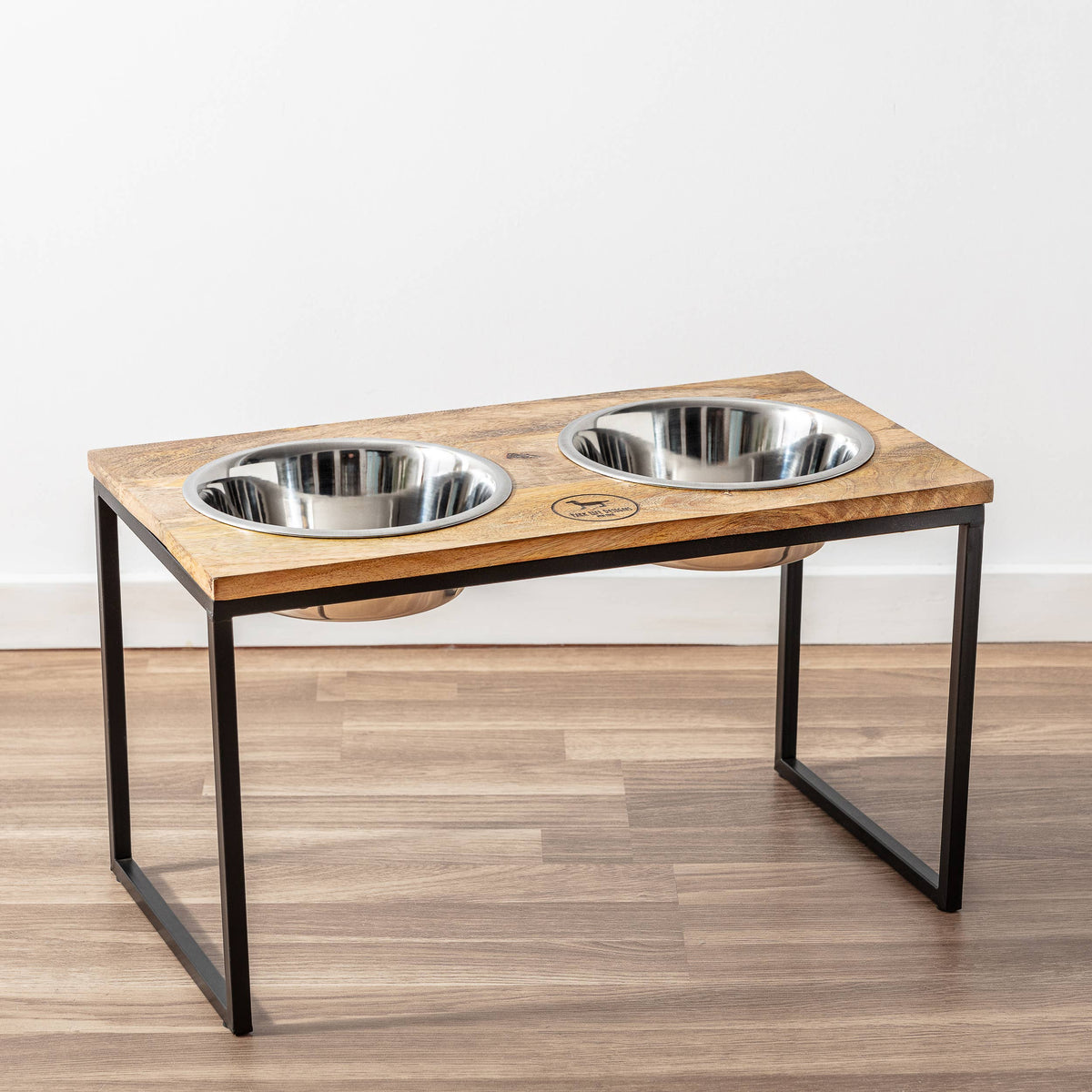 Hearth and Haven Elevated Pet Bowl Set - Modern Design : Small