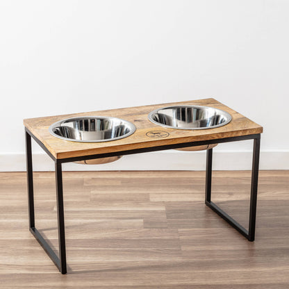 Hearth and Haven Elevated Pet Bowl Set - Modern Design : Small