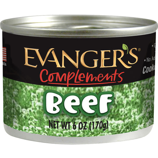 Evanger's Complements Beef Canned Dog & Cat Food 6 oz.