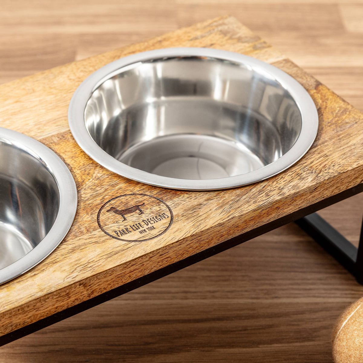 Hearth and Haven Elevated Pet Bowl Set - Modern Design : Small
