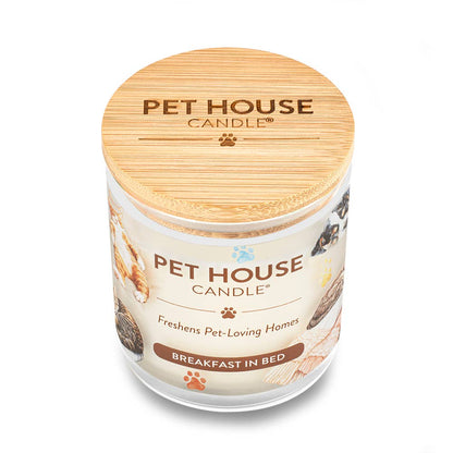 Pet House Breakfast in Bed Plant-Based Soy Wax Candle 9 oz