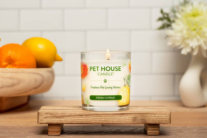 Fresh Citrus 9 oz Candle - lemon/orange fragrance