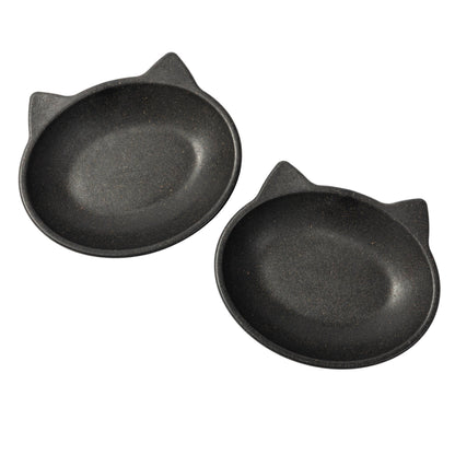 Nico Bamboo Cat Bowl: Blue