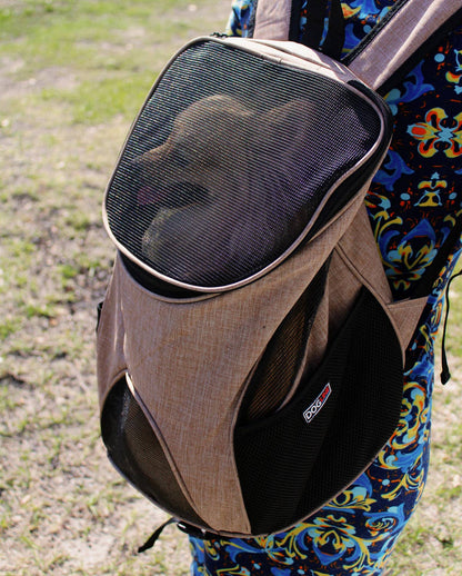 Dogline Pet Carrier Pack: Teal / S 8.5” x W 11.6” x H 13.8”