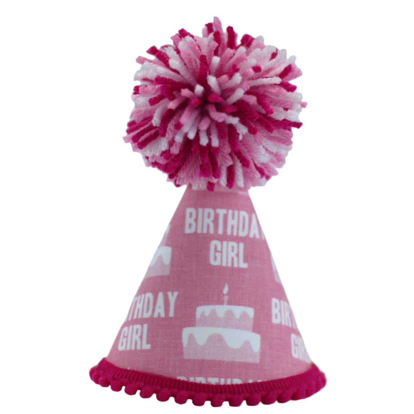 Pup Party Hats Birthday Girl Pink Party Hat: S