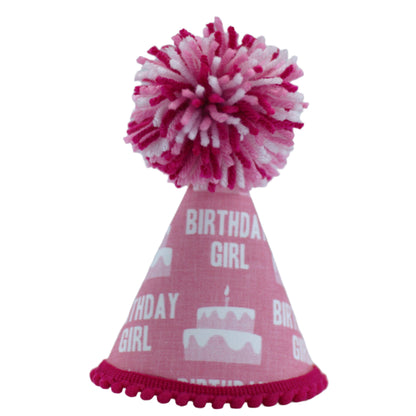 Pup Party Hats Birthday Girl Pink Party Hat: S