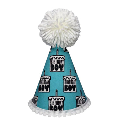 Pup Party Hats Birthday Boy Black Ink Party Hat: M