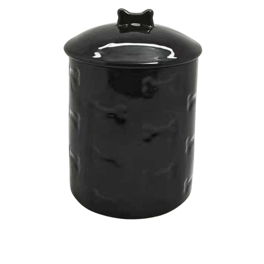 Manor Black Treat Jar