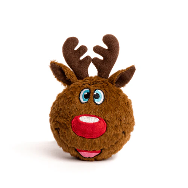 fabdog® Faball™ Reindeer Holiday Dog Toy