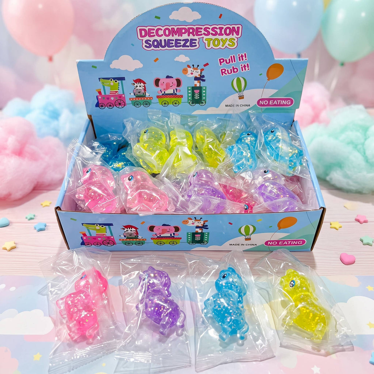 Glitter Unicorn Maltose Squishy Sensory Fidget Toy