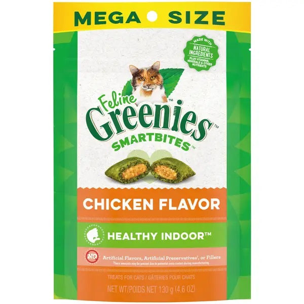 Greenies Smartbites Healthy Indoor Chicken Flavor Natural Treats For Cats