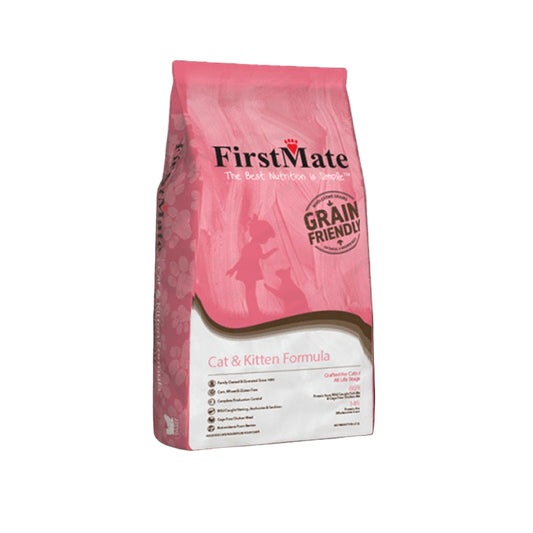 FirstMate Grain Friendly Cat & Kitten Formula Cat Food, 5 LB