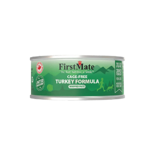Firstmate Cage-Free Turkey Formula Pate Canned Cat Food, 3.2 oz