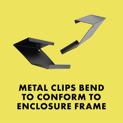 Zilla Heavy Duty Terrarium Screen Clips, Large