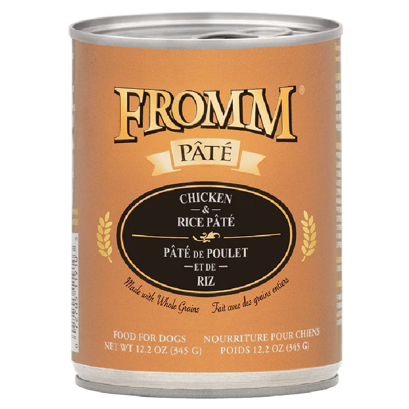 Fromm Chicken & Rice Pate Canned Dog Food