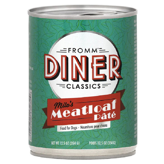 Fromm Diner Classics Milos's Meatloaf Pate Canned Dog Food