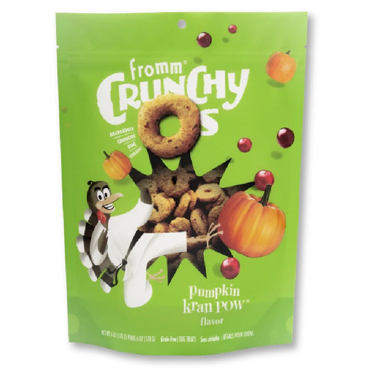 Fromm Crunchy O's Pumpkin Kran Pow Flavor Dog Treats