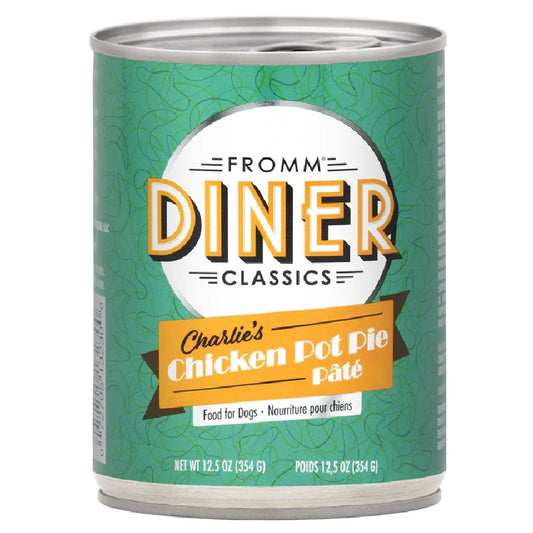 Fromm Diner Classics Charlie's Chicken Pot Pie Pate Canned Dog Food