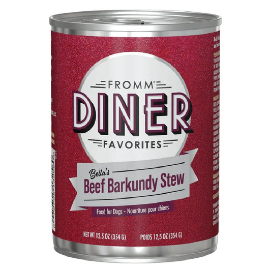 Fromm Diner Favorites Bella's Beef Barkundy Stew Canned Dog Food