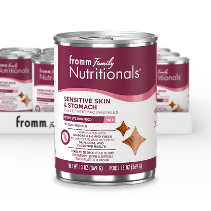 Fromm Nutritionals Sensitive Skin & Stomach Supplement Pâté Canned Dog Food