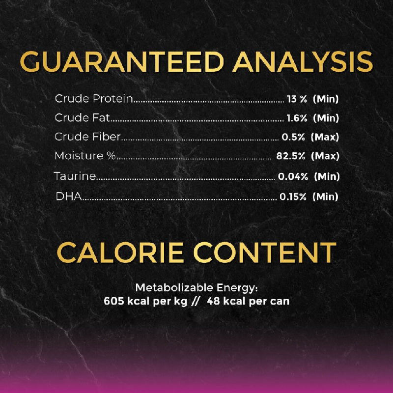 Fussie Cat Black Label Tuna with Chicken Formula in Gravy Wet Cat Food, 2.82oz